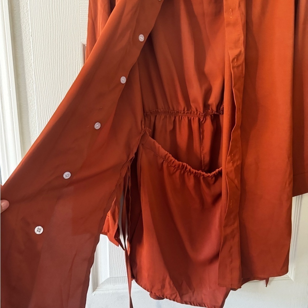 Amazon Women's Button Down Romper - Picture 4 of 5